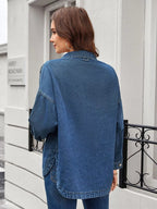 Button Up Long Sleeve Denim Shirt.