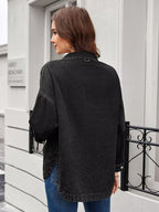 Button Up Long Sleeve Denim Shirt.