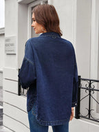 Button Up Long Sleeve Denim Shirt.