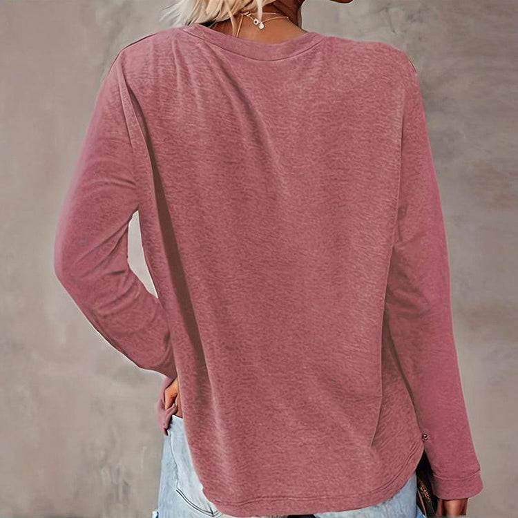 Christmas Shirts For Women, Cute Christmas Tree Graphic Long Sleeve T-Shirt, Funny Holiday Xmas Top For Party, Family Matching PJ Outfit.