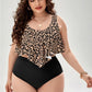 Bikini Leopard Print Swimsuit For Women.