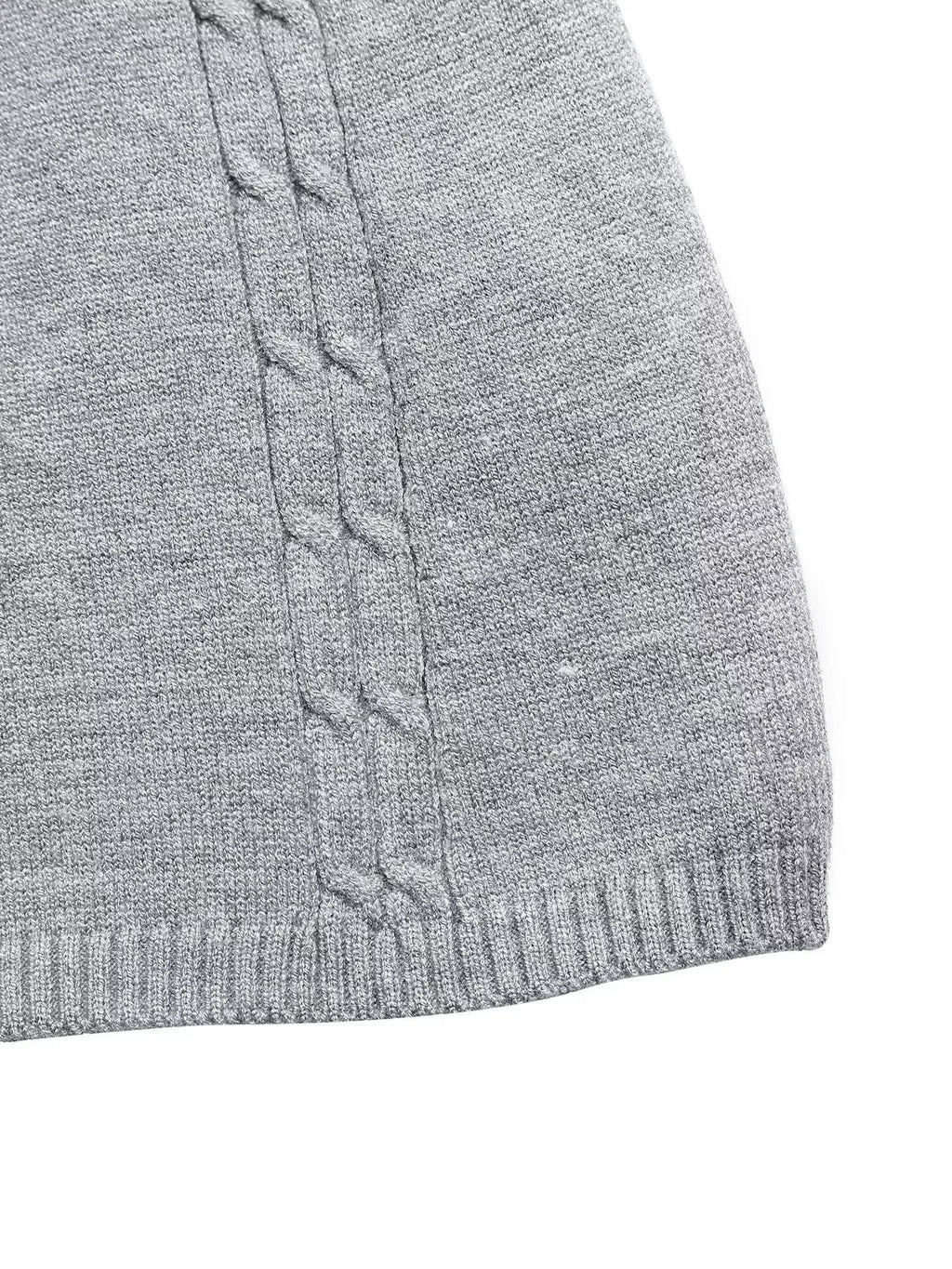 Cable Knit A-Line Sweater Dress.