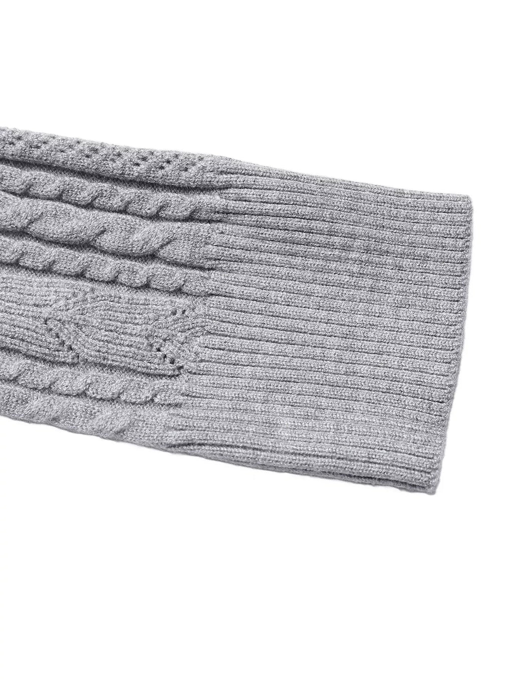 Cable Knit A-Line Sweater Dress.