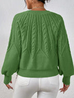 Cable Knit Long Sleeve SweaterKnit Tops