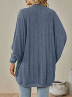 Casual Knit Open Front Cardigan.