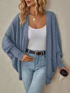 Casual Knit Open Front Cardigan.