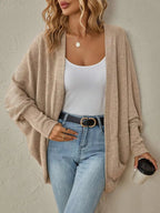Casual Knit Open Front Cardigan.