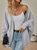 Casual Knit Open Front Cardigan.