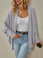 Casual Knit Open Front Cardigan.