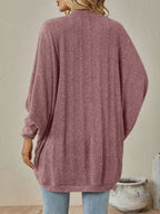 Casual Knit Open Front Cardigan.