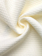 Contrast Trim Button-Up Blazer.