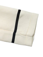 Contrast Trim Button-Up Blazer.