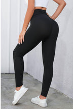 Crisscross leggings featuring a stylish design, perfect for activewear and casual outfits