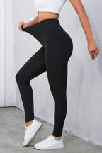 Crisscross leggings featuring a stylish design, perfect for activewear and casual outfits