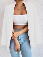 Elegant plus size casual blazer perfect for professional and stylish everyday wear