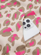 Leopard Print Zip-Up Hoodie.