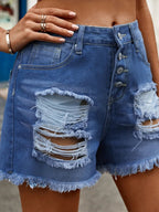 Comfortable denim shorts designed for everyday wear, combining style and ease with superior comfort.