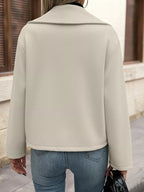 Double-Breasted Wool Blend Outerwear.