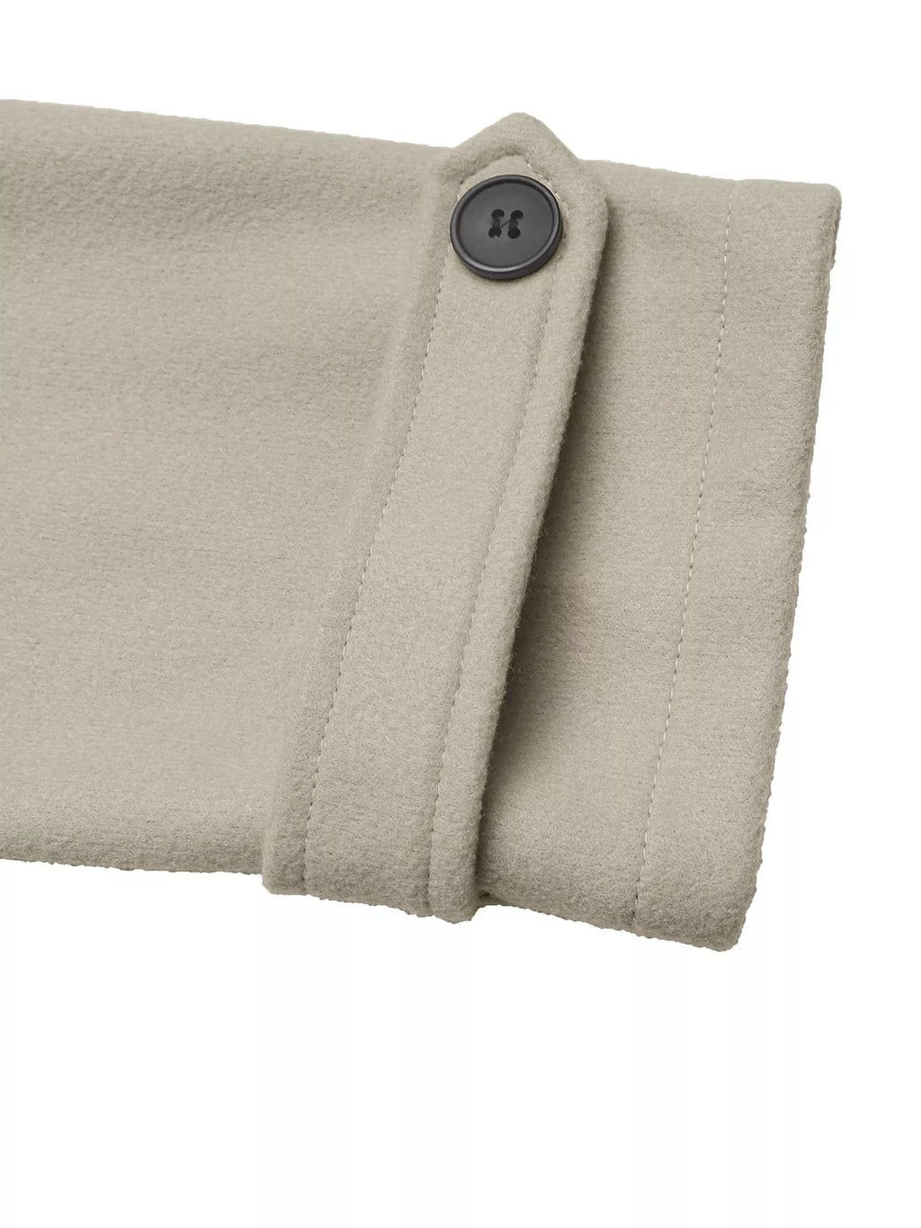 Double-Breasted Wool Blend Outerwear.