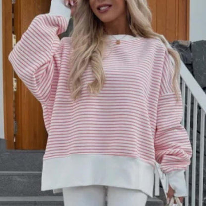 Striped Sweatshirt.