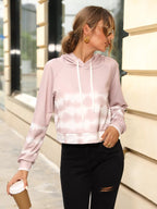 Drawstring Raglan Sleeve Hoodie.