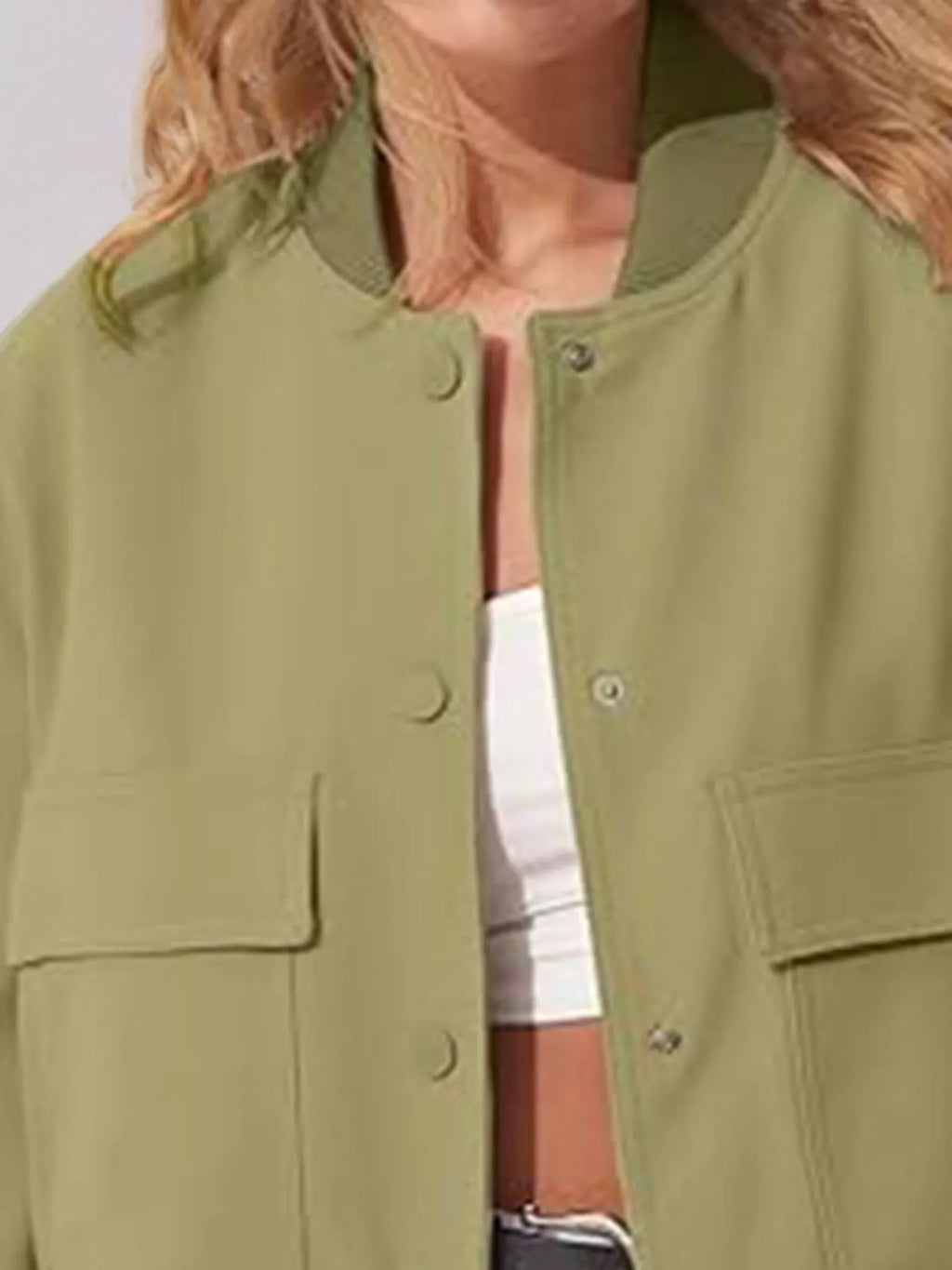 Plus size long sleeve jacket featuring full size coverage, ideal for stylish and comfortable outerwear options.