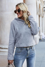 Long Sleeve Fuzzy Hoodie.
