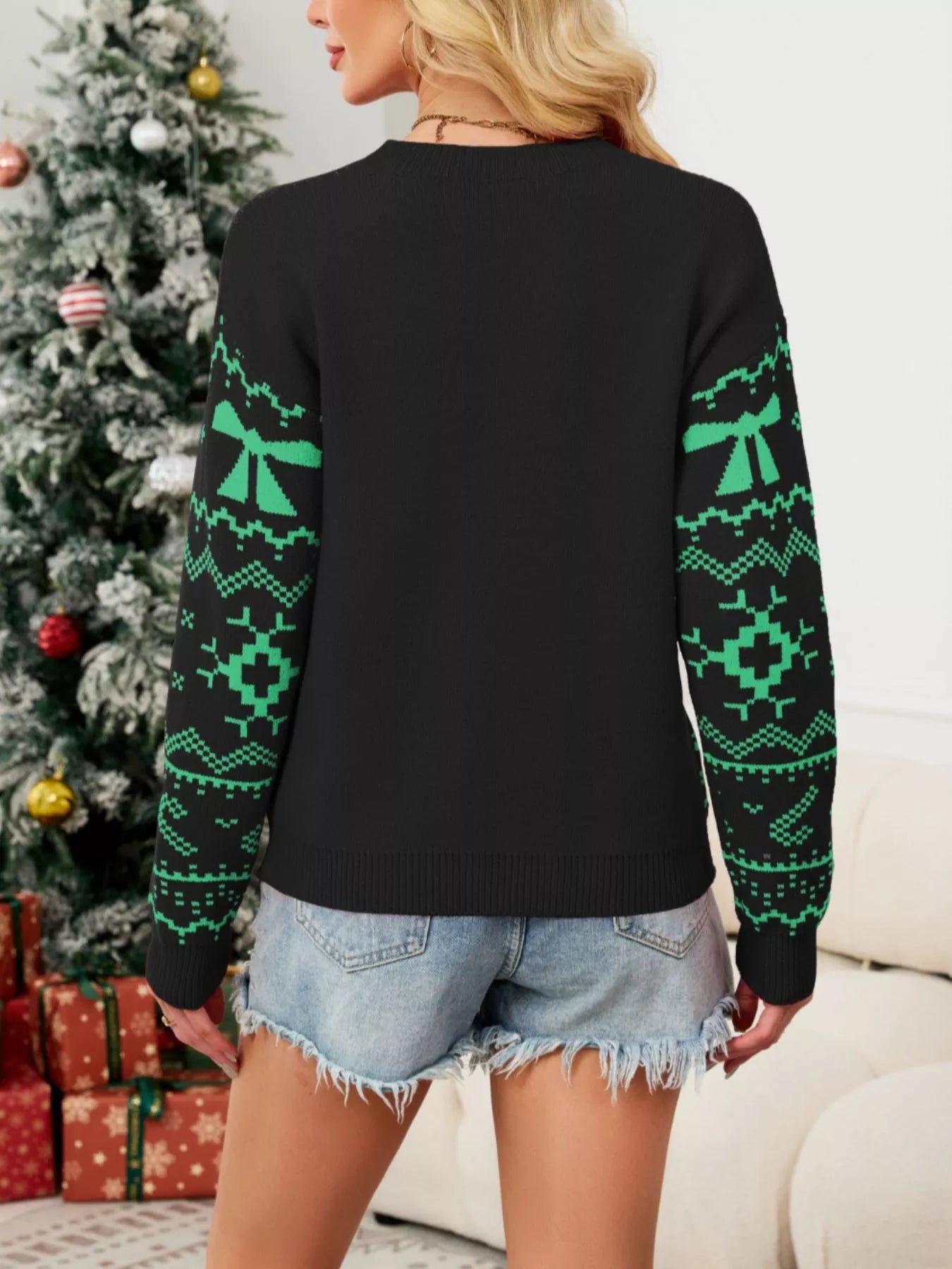 Elegant Christmas sweaters showcasing festive designs and premium quality knitwear for holiday celebrations.