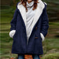 Winter Jackets For Women Sherpa Lined Jacket Women Duffle Toggle Coat Hooded Fleece Jacket.