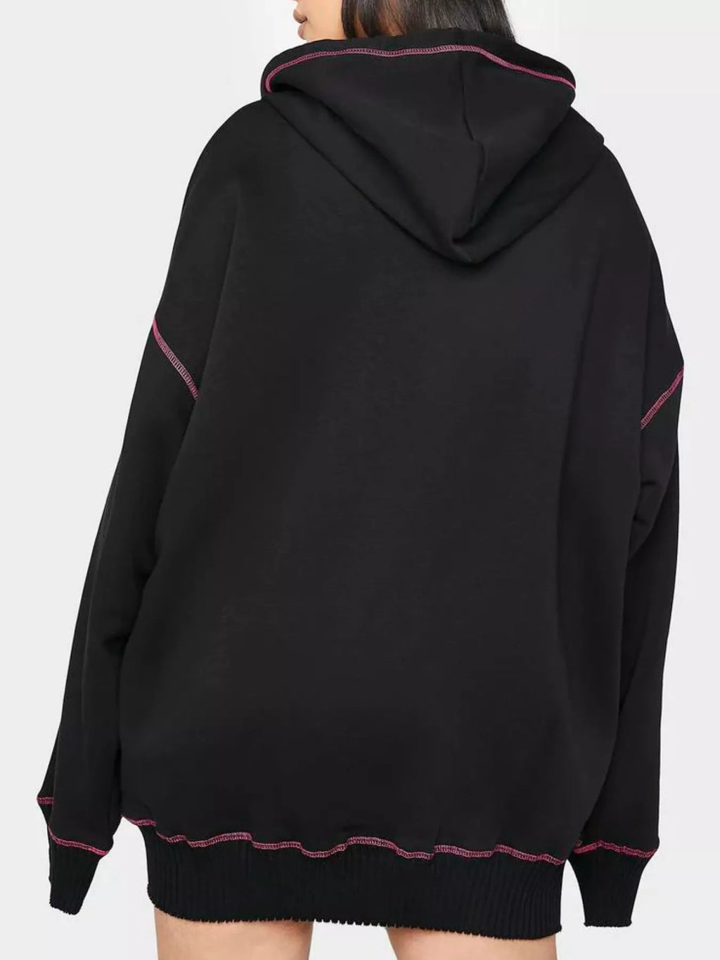 Halloween Zip-Up Drawstring Hoodie.