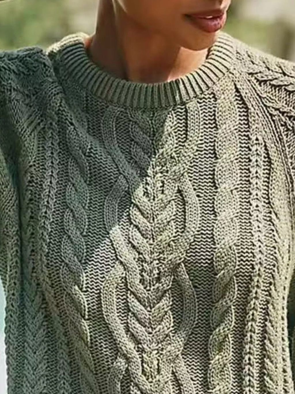 Full Size Cable Knit Pleated Hem Sweater Dress Plus SizeSweater Dress