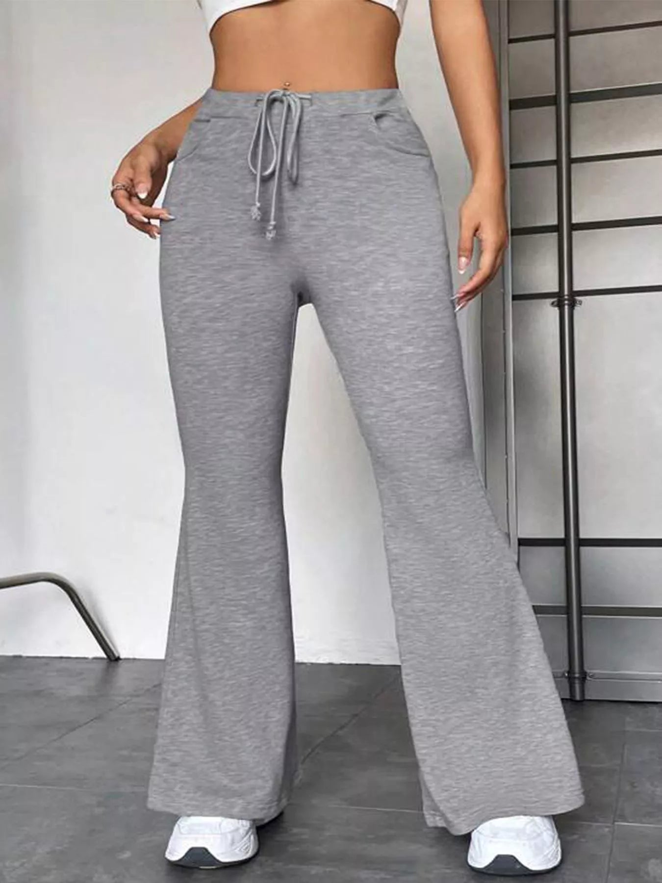 Plus size drawstring pants offering comfortable and stylish fit for all body types