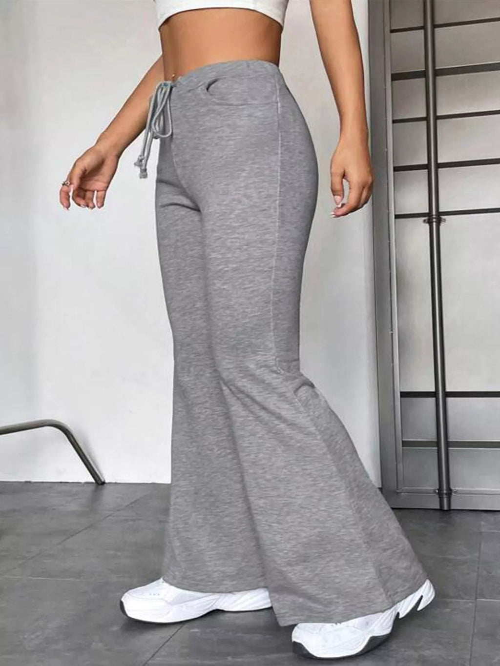 Plus size drawstring pants offering comfortable and stylish fit for all body types