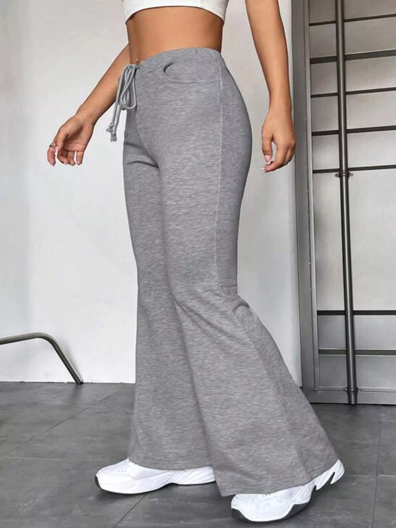 Plus size drawstring pants offering comfortable and stylish fit for all body types