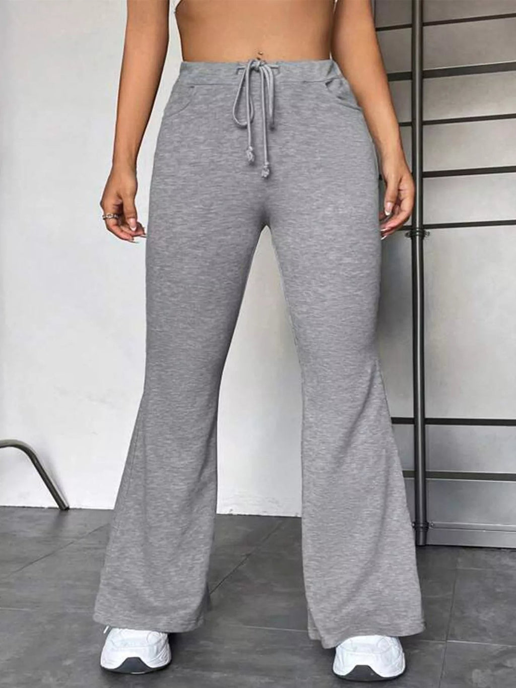 Plus size drawstring pants offering comfortable and stylish fit for all body types