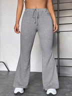 Plus size drawstring pants offering comfortable and stylish fit for all body types