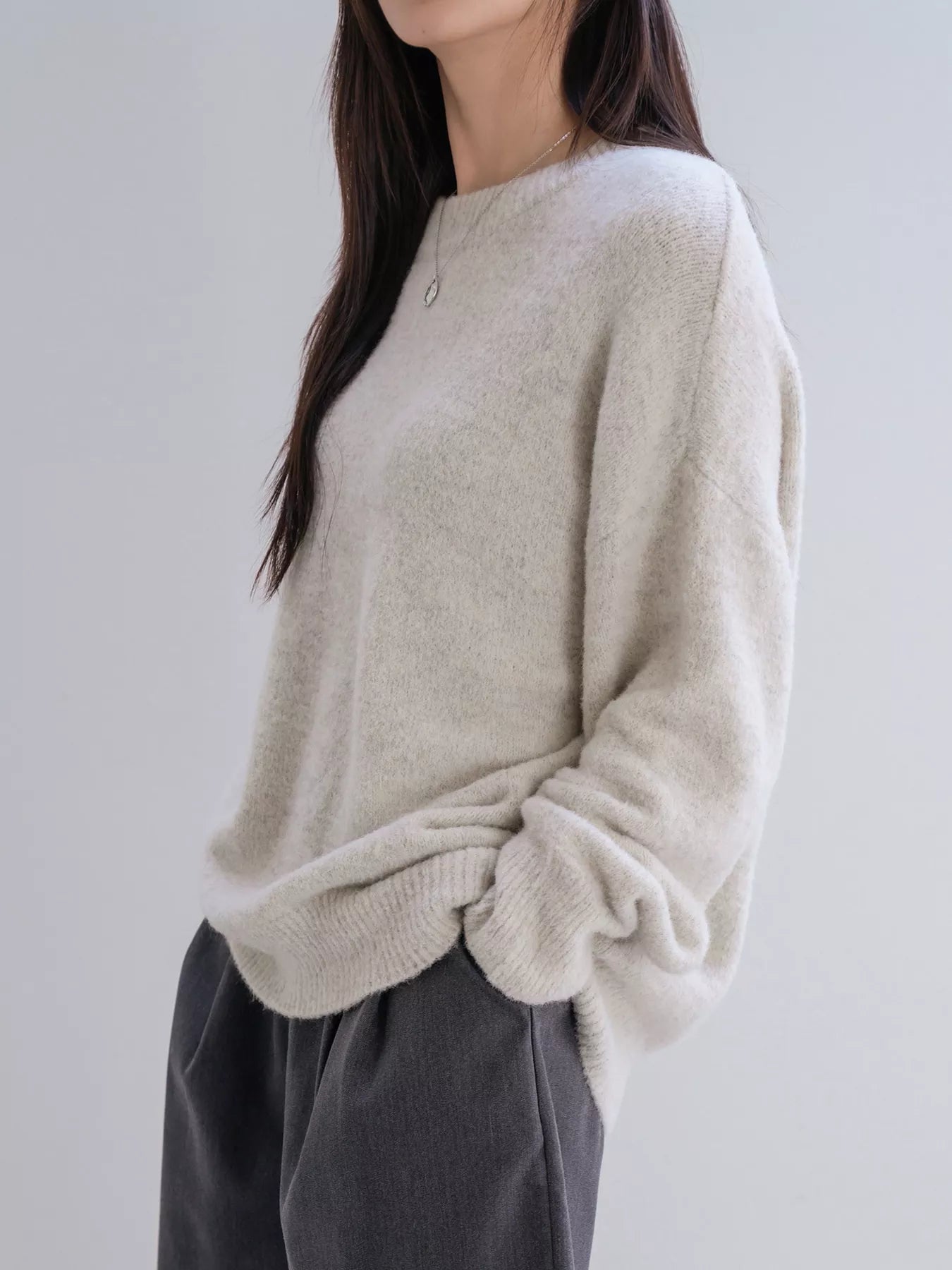 Cozy knit oversized plus size sweater for comfortable and stylish wear