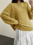 Cozy knit oversized plus size sweater for comfortable and stylish wear