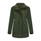 Full Size Fur Hooded Warm Winter Parka Outerwear Plus Size