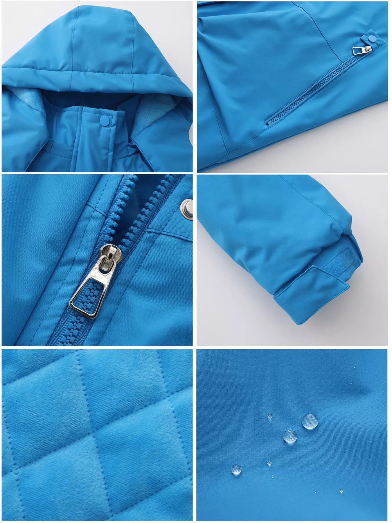 Full Size Hooded Mid-Length Windproof Outerwear Plus Size.