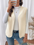 Elegant plus size vest showcasing sophisticated design, tailored fit, and stylish comfort for formal occasions.