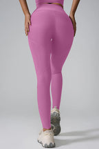 High waist active leggings designed for comfort and performance, perfect for workouts and casual wear.