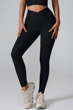 High waist active leggings designed for comfort and performance, perfect for workouts and casual wear.