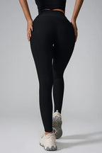 High waist active leggings designed for comfort and performance, perfect for workouts and casual wear.