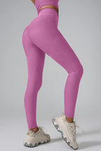 High waist active leggings designed for comfort and performance, perfect for workouts and casual wear.