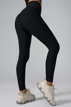 High waist active leggings designed for comfort and performance, perfect for workouts and casual wear.