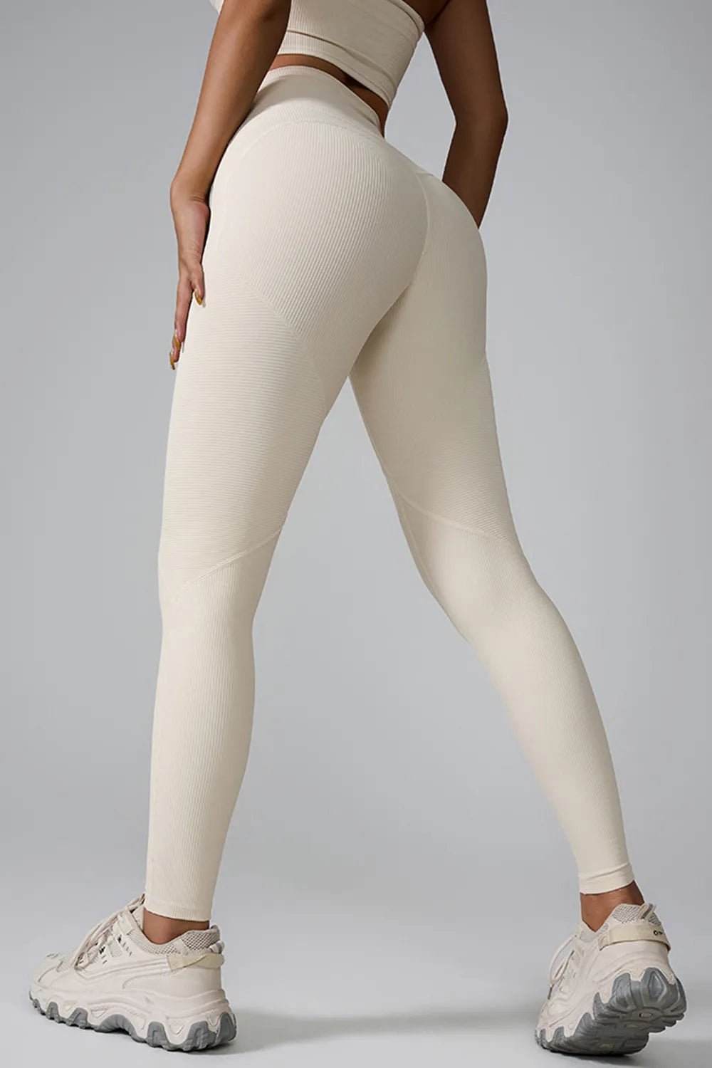 High waist active leggings designed for comfort and performance, perfect for workouts and casual wear.