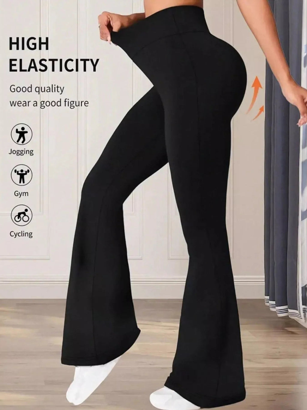 High waist slim fit trousers for a sleek and professional appearance, ideal for business and formal settings.