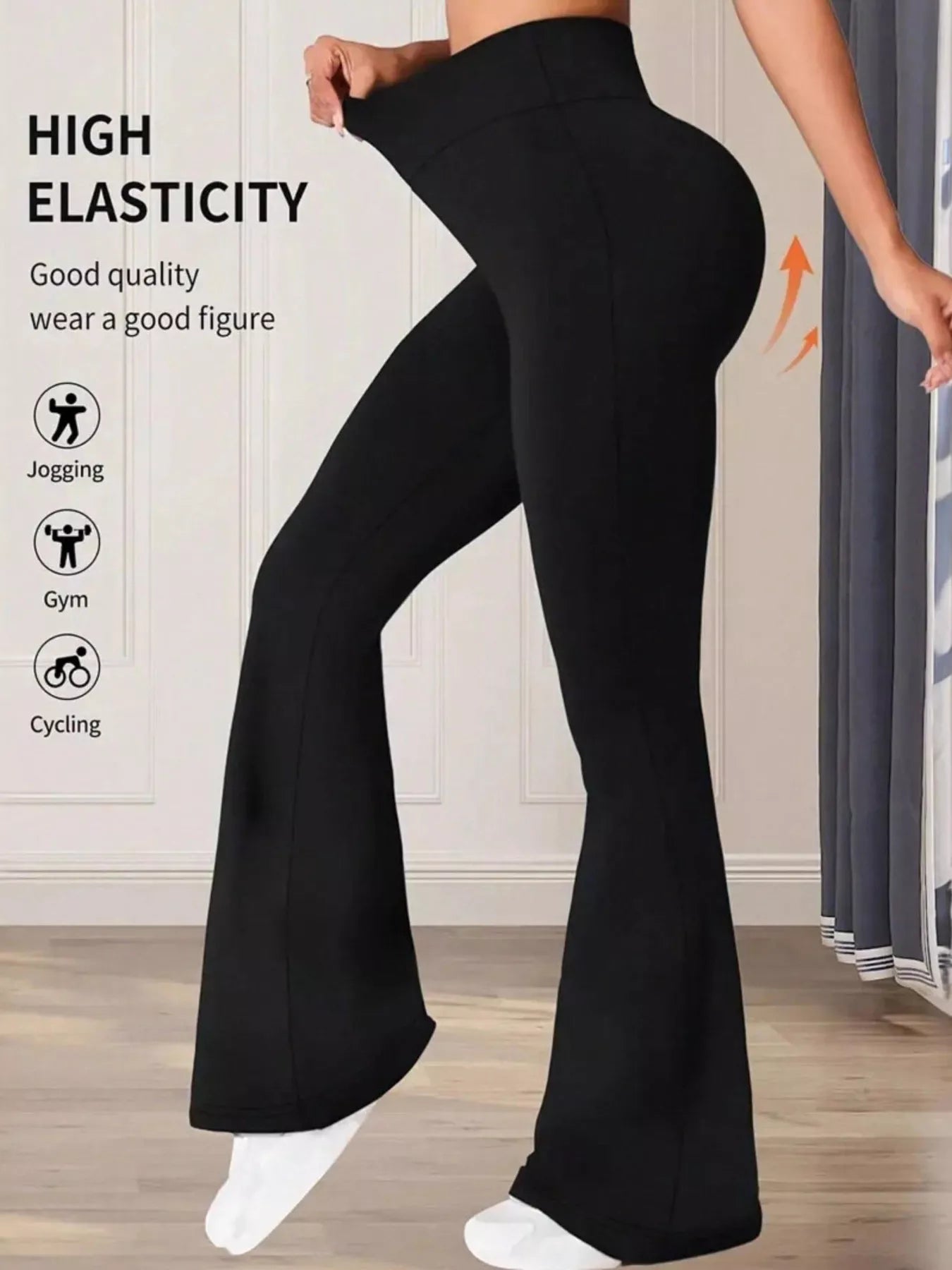 High waist slim fit trousers for a sleek and professional appearance, ideal for business and formal settings.