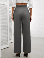 Elegant high waist wide leg pants offering a stylish and comfortable fit for diverse occasions